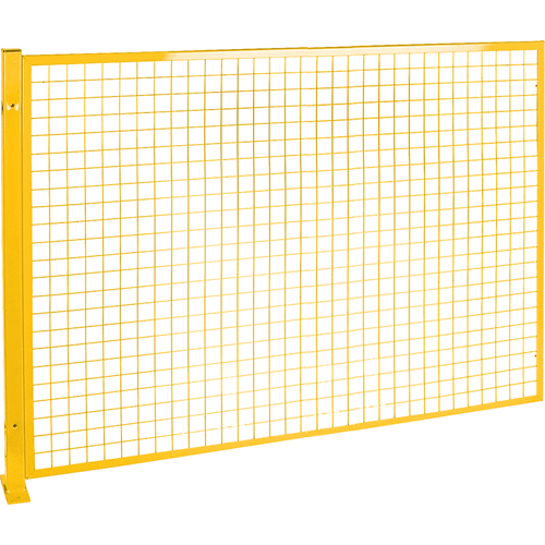 Protecteur de p&eacute;rim&egrave;tre de style treillis, 4' h x 8' la, Jaune Oxymax Inc