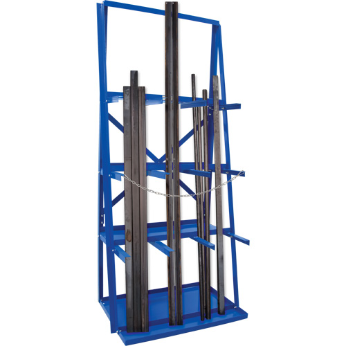 R&acirc;telier de rangement pour barre, Vertical, 3 Niveaux, 36" la x 24" p x 84" h, 3000 lb Cap. Oxymax Inc