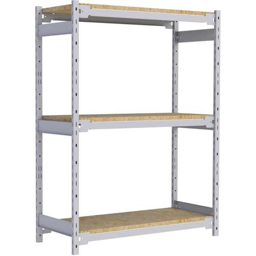 &eacute;tag&egrave;re-classeur de grande largeur, Acier, 3 Tablettes, 42" la x 18" p x 60" h Oxymax Inc