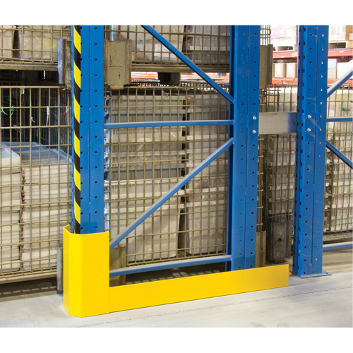 Racking Aisle Protectors, 3" W x 56" L x 16" H, Safety Yellow Oxymax Inc