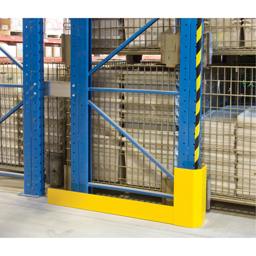 Racking Aisle Protectors, 3" W x 56" L x 16" H, Safety Yellow Oxymax Inc