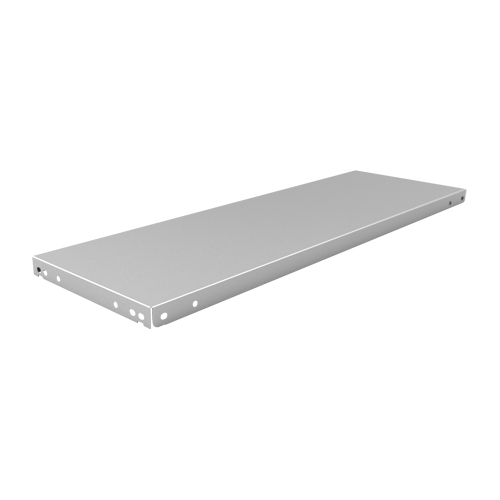 Slotted Angle Shelf, Galvanized Steel, 48" W x 12" D Oxymax Inc
