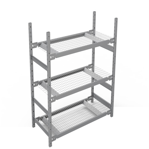 &eacute;tag&egrave;re de grande largeur, Acier, Sans boulons, Capacit&eacute; 1340 lb, 42" la x 60" h x 18" p Oxymax Inc