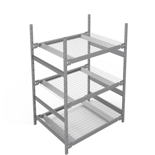 Wide Span Storage Shelving, Steel, Boltless, 1340 lbs. Capacity, 42" W x 60" H x 32" D Oxymax Inc
