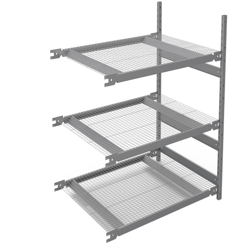 Wide Span Storage Shelving, Steel, Boltless, 1340 lbs. Capacity, 42" W x 60" H x 32" D Oxymax Inc