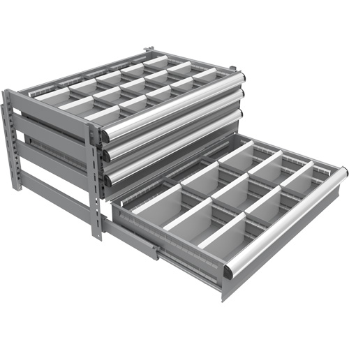 Cabinet d'entreposage &agrave; tiroirs int&eacute;gr&eacute; Interlok Oxymax Inc