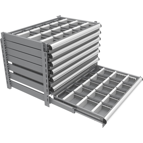 Cabinet d'entreposage &agrave; tiroirs int&eacute;gr&eacute; Interlok Oxymax Inc