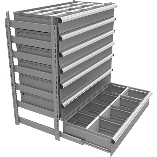 Cabinet d'entreposage &agrave; tiroirs int&eacute;gr&eacute; Interlok Oxymax Inc