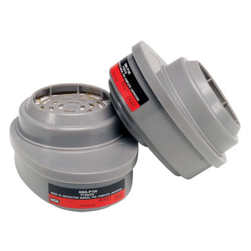 Advantage&reg; Respirator Cartridges, Gas/Vapour Cartridge, Organic Vapour/P100 Oxymax Inc