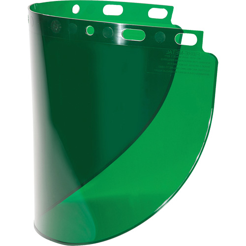 Fibre-Metal&reg; Wideview Faceshield Visor, Propionate, Green Tint Oxymax Inc