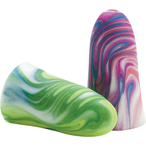 SparkPlugs&reg; Multi-Coloured Foam Earplugs, Bulk - Box Oxymax Inc