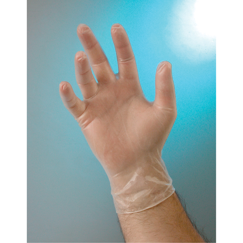 Examination Grade Gloves, Small, Vinyl, 4-mil, Powder-Free, Clear, Class 2 Oxymax Inc
