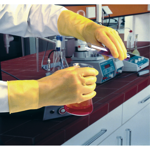 Gants Featherweight Plus, Taille Petit/7, 13" lo, Latex de caoutchouc, 17 mils Oxymax Inc