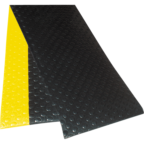 No. 417 Bubble Sof-Tred With Dyna-Shield Mats, Bubbled, 3' x 12' x 1/2", Black/Yellow, PVC Oxymax Inc