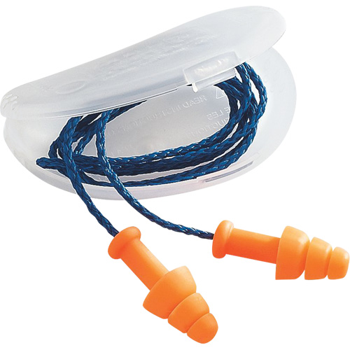 Bouchons d'oreilles SmartFit de Howard Leight, Avec cordon, Vrac - Sac en poly, 25 dB NRR, Taille unique Oxymax Inc