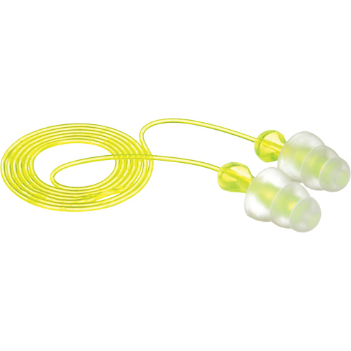 Bouchons d'oreilles r&eacute;utilisables &agrave; trois brides E-A-R, Avec cordon, Vrac - Sac en poly, 26 dB NRR, Taille unique Oxymax Inc