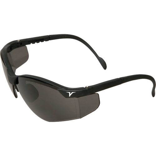 Lunettes de s&eacute;curit&eacute; Veratti Breeze, Lentille Grise/fum&eacute;e, Antibu&eacute;e, R&eacute;pond ou surpasse la norme CSA Z94.3 Oxymax Inc