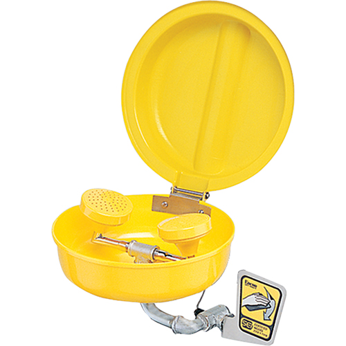 Eye/Face wash With Cover, Wall-Mount Installation, Plastic Bowl Oxymax Inc