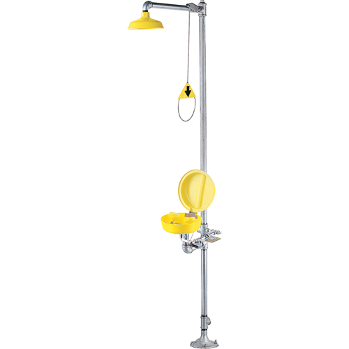 Combination Shower Eye/Face Wash With Cover Oxymax Inc