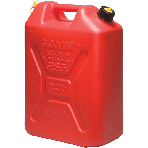 Jerry Cans, 5.3 US gal./20.06 L, Red, CSA Compliant/ULC Oxymax Inc