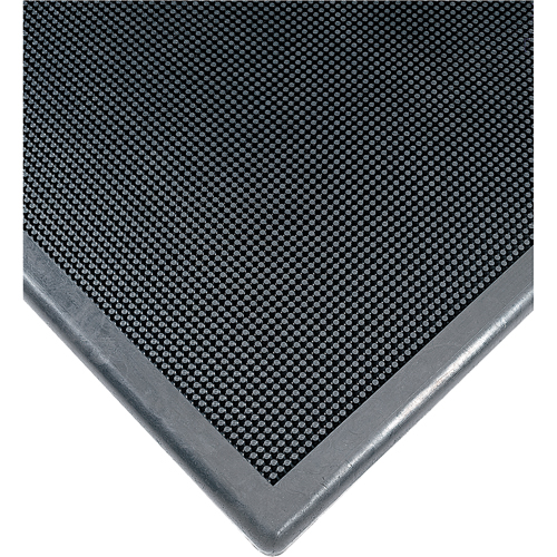 Sanitizing Footbath Mat No. 222, Rubber, 2' W x 2-2/3' L x 1/2" Thick, Black Oxymax Inc