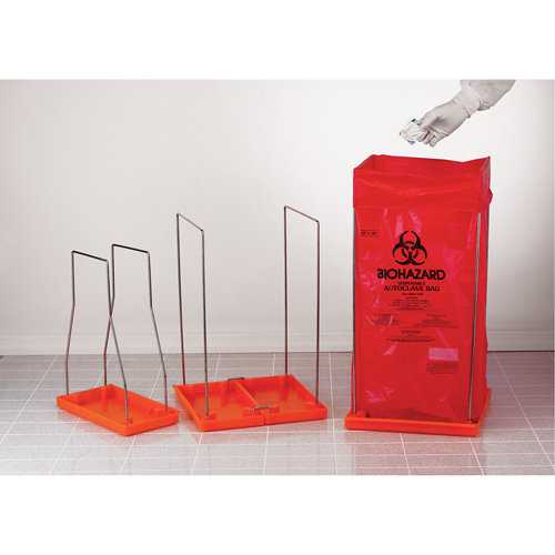 Clavies&reg; Bag Holders, Bio-Hazard, 14" L x 14" W Oxymax Inc