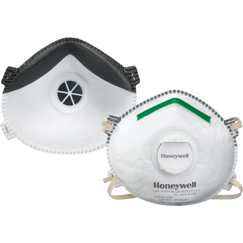 Saf-T-Fit&reg; Plus N1125 Particulate Respirators, N95, NIOSH Certified, X-Large Oxymax Inc