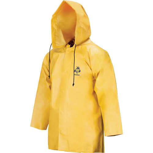 Manteau imperm&eacute;able Neo-slick r&eacute;sistant aux produits chimiques & &agrave; l'acide, 4T-Grand, Jaune, N&eacute;opr&egrave;ne Oxymax Inc