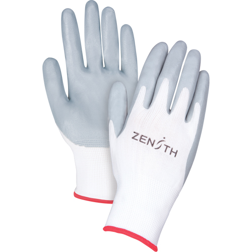 Gants l&eacute;gers enduits et respirants, 7/Petit, R&ecirc;vetement Mousse de nitrile, Calibre 13, Enveloppe en Polyester Oxymax Inc