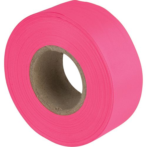 Rubans pour signalisation, 1,1875" la x 150' lo, Rose fluorescent Oxymax Inc