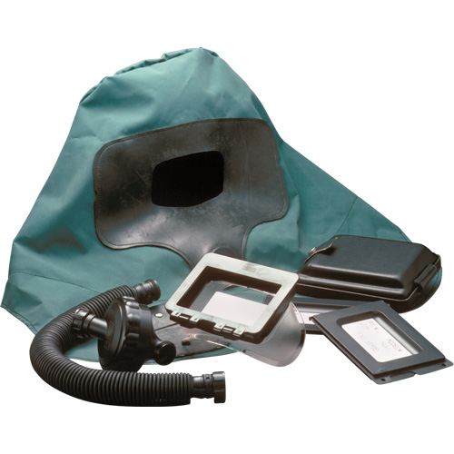 Abrasi-Blast Supplied-Air Respirator Assembly, Medium, Soft Top, Single Shroud Oxymax Inc