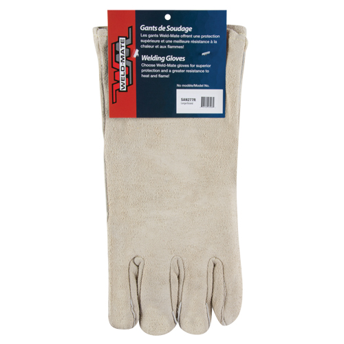 Premium Welder's Gloves, Split Cowhide, Size Large Oxymax Inc