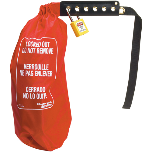 Sac de cadenassage &eacute;lectrique pour prise surdimensionn&eacute;e & contr&ocirc;le de palan, Type Prise Oxymax Inc