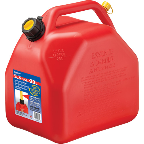 Jerry Cans, 5.3 US gal./20.06 L, Red, CSA Compliant/ULC Oxymax Inc