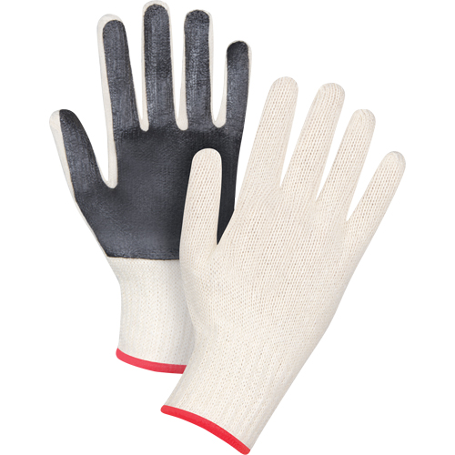 Gants en tricot &agrave; paume enduite, Poly/coton, Un c&ocirc;t&eacute;, Calibre 7, Petit Oxymax Inc