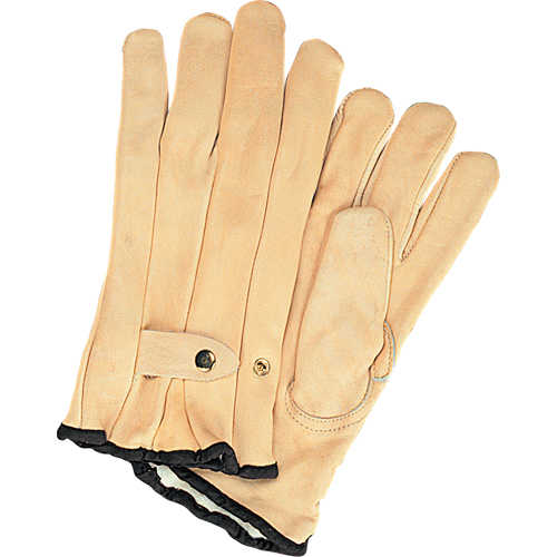 Winter-Lined Ropers Gloves, Small, Grain Cowhide Palm, Fleece Inner Lining Oxymax Inc