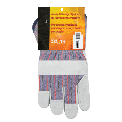 Rugged Fitters Gloves, X-Large, Split Cowhide Palm, Cotton Inner Lining Oxymax Inc