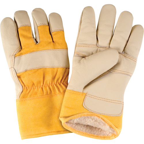 Gants d'ajusteur doubl&eacute;s pour l'hiver d'usage standard, T-Grand, Paume en Cuir fleur de vache, Doublure en Boa Oxymax Inc