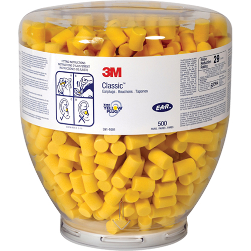 E-A-R Refill Classic One Touch Earplugs, Bulk - Canister Oxymax Inc