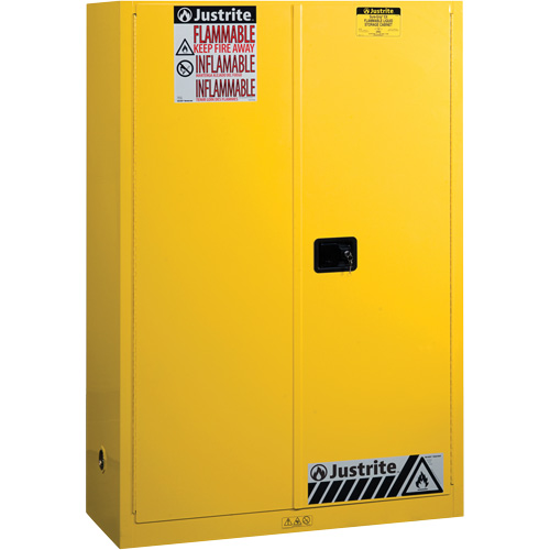 Sure-Grip&reg; Ex Flammable Storage Cabinets, 45 gal., 2 Door, 43" W x 65" H x 18" D Oxymax Inc