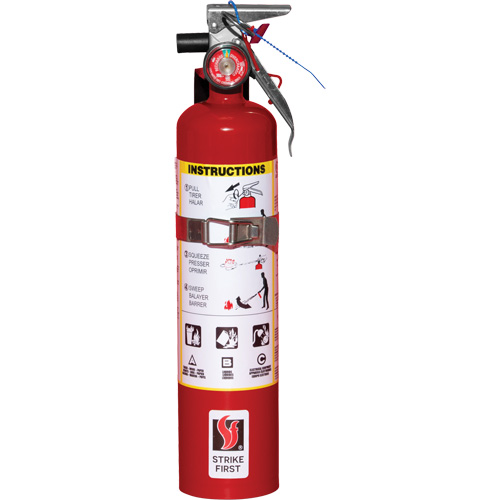 Extincteur d'incendie, ABC, Capacit&eacute; 2,5 lb Oxymax Inc
