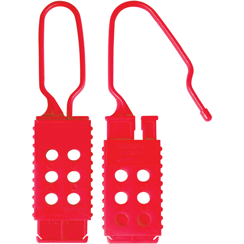 Safety Lockout Hasps, Silver Oxymax Inc