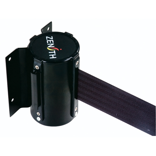 Barri&egrave;re &agrave; fixation murale, Acier, Fixation par vis, 7', Ruban Noir Oxymax Inc