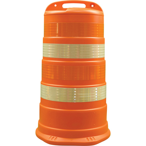 Trailboss Channelizer Drums, 41.27" High, Orange Oxymax Inc