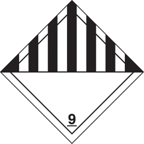 &eacute;tiquettes d'exp&eacute;dition TMD, Classe 9, Mati&egrave;res dangereuses diverses, Papier Oxymax Inc