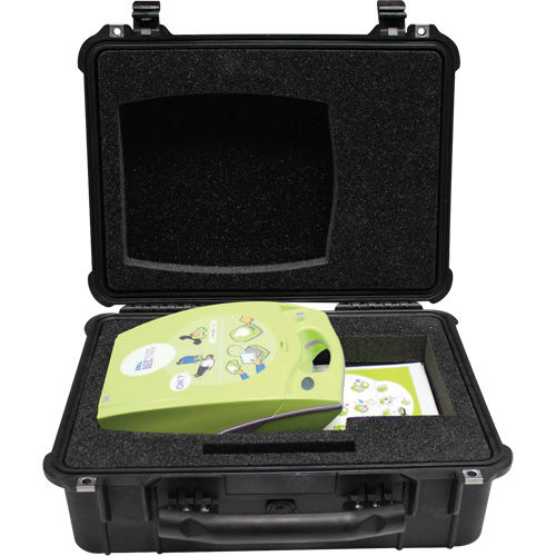 Grande mallette de transport Pelican pour DEA, Zoll AED Plus Pour, Non m&eacute;dical Oxymax Inc