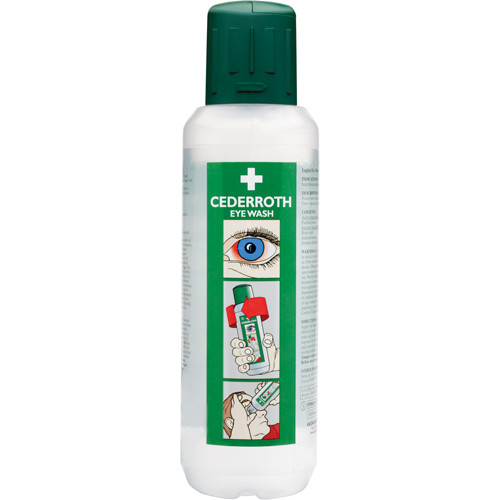 Cederroth Eyewash Solution, Full Bottle, 500 ml Oxymax Inc