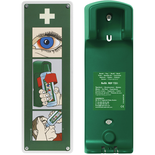 Support mural pour solution ophtalmique Cederroth Oxymax Inc