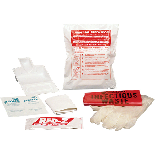 Fluid Spill Clean-Up Kit, Hazmat, Bag Oxymax Inc