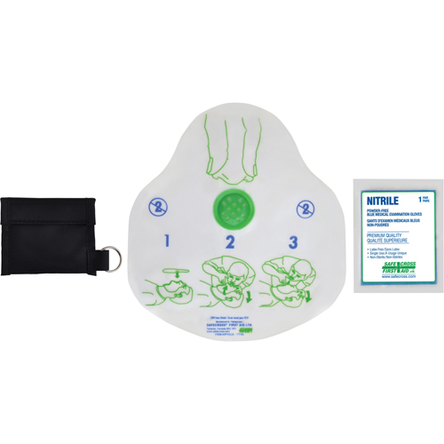 CPR Faceshield Kits, Single Use Faceshield, Class 2 Oxymax Inc